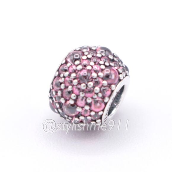 Authentic PANDORA Shimmering Droplets with Pink Zirconia - 791755PCZ - Picture 6 of 11